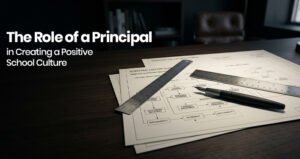 Positive School Culture created through strong principal leadership in a welcoming school environment