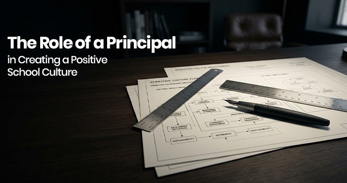 Positive School Culture created through strong principal leadership in a welcoming school environment